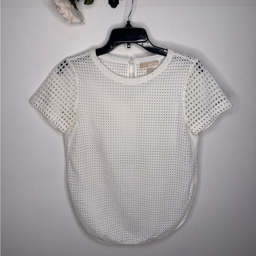 Michael Kors Eyelet Top and Shorts 2-Piece Set - Picture 4 of 16
